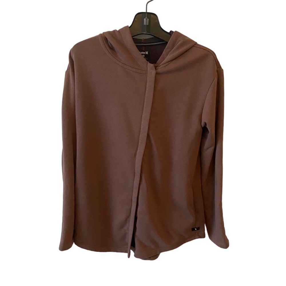 Hurley - Size XS - Mauve coloured zip up sweater with pockets
